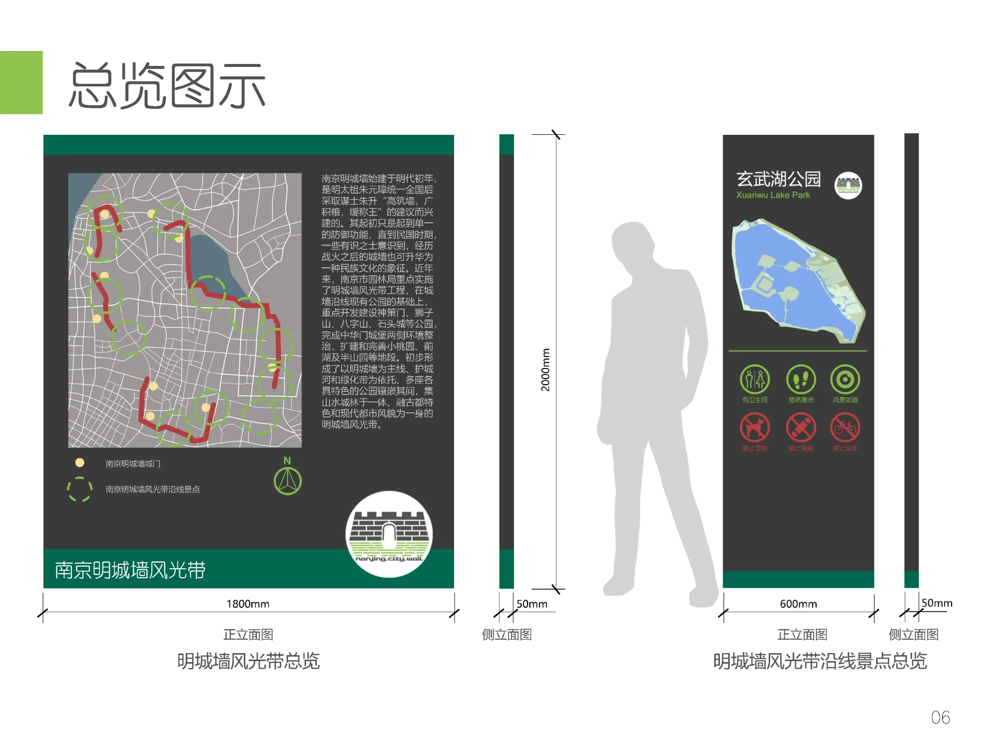 Nanjing City Wall Signage System Design Results Presentation.