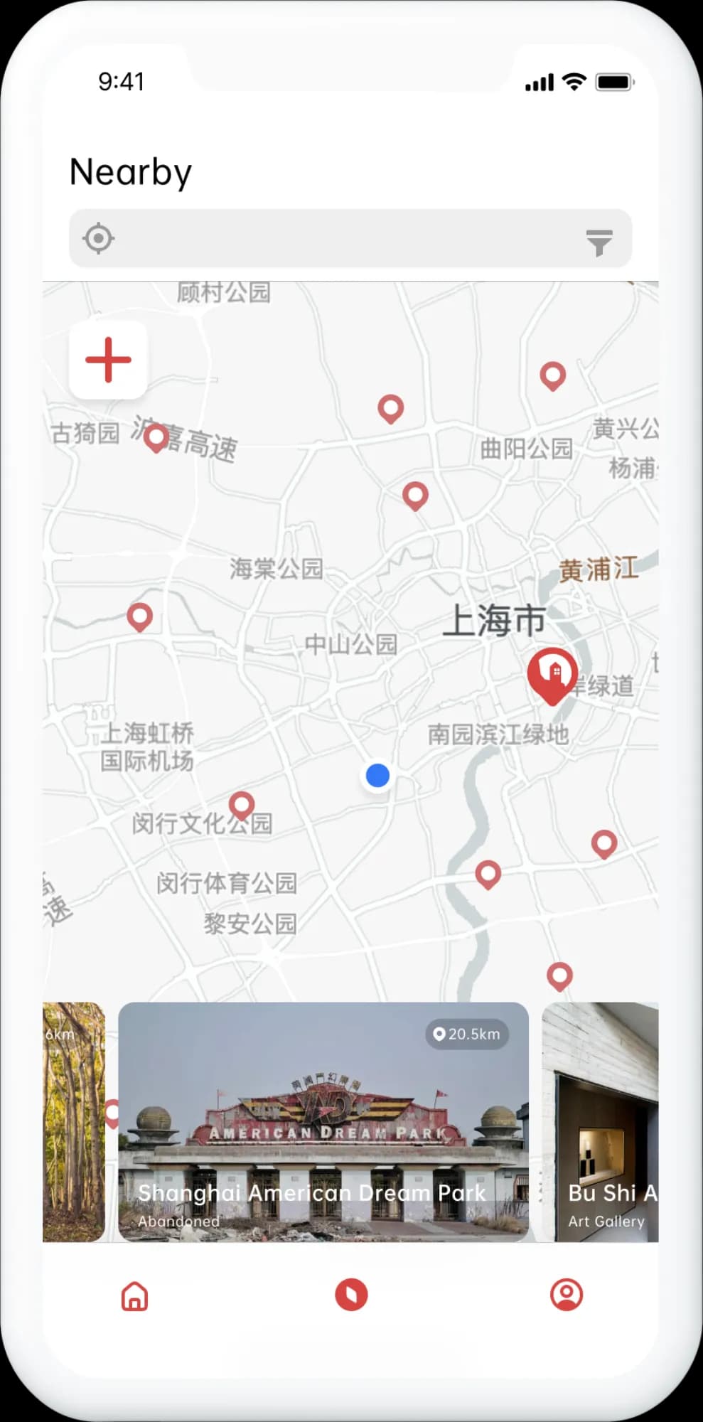 OddityQuest app prototype.