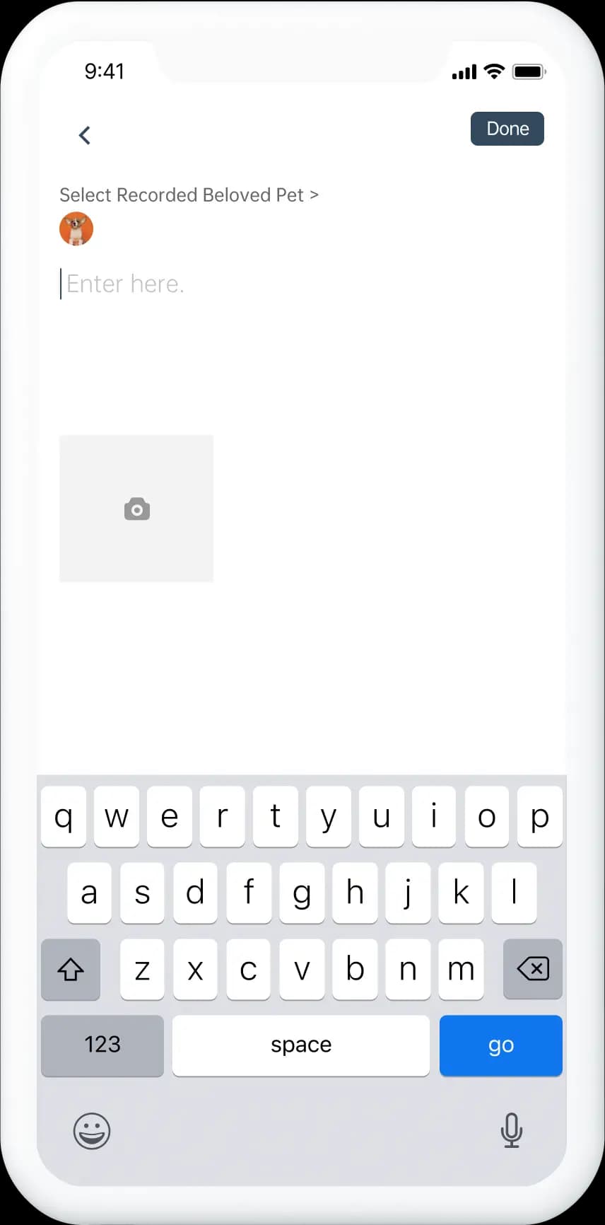 PawsomeCare app prototype.