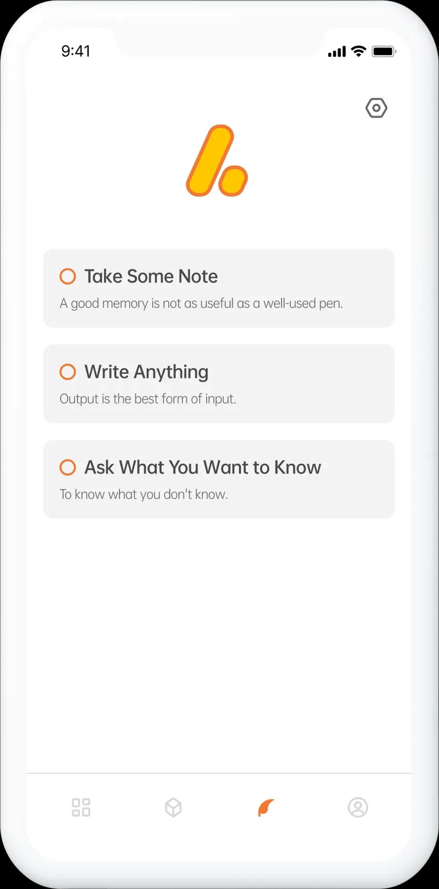 PolySkills app prototype.