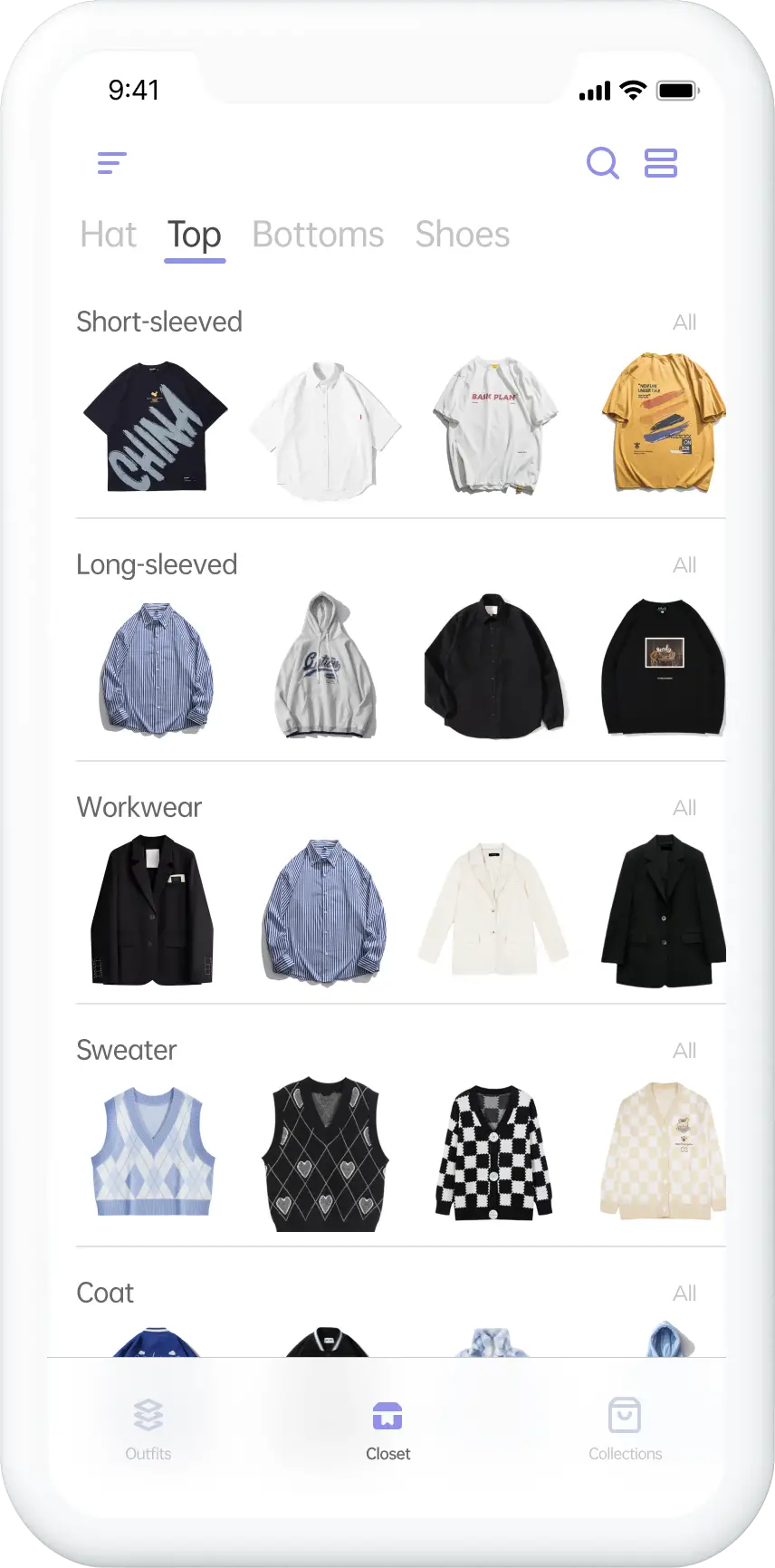 StyleShift app prototype.