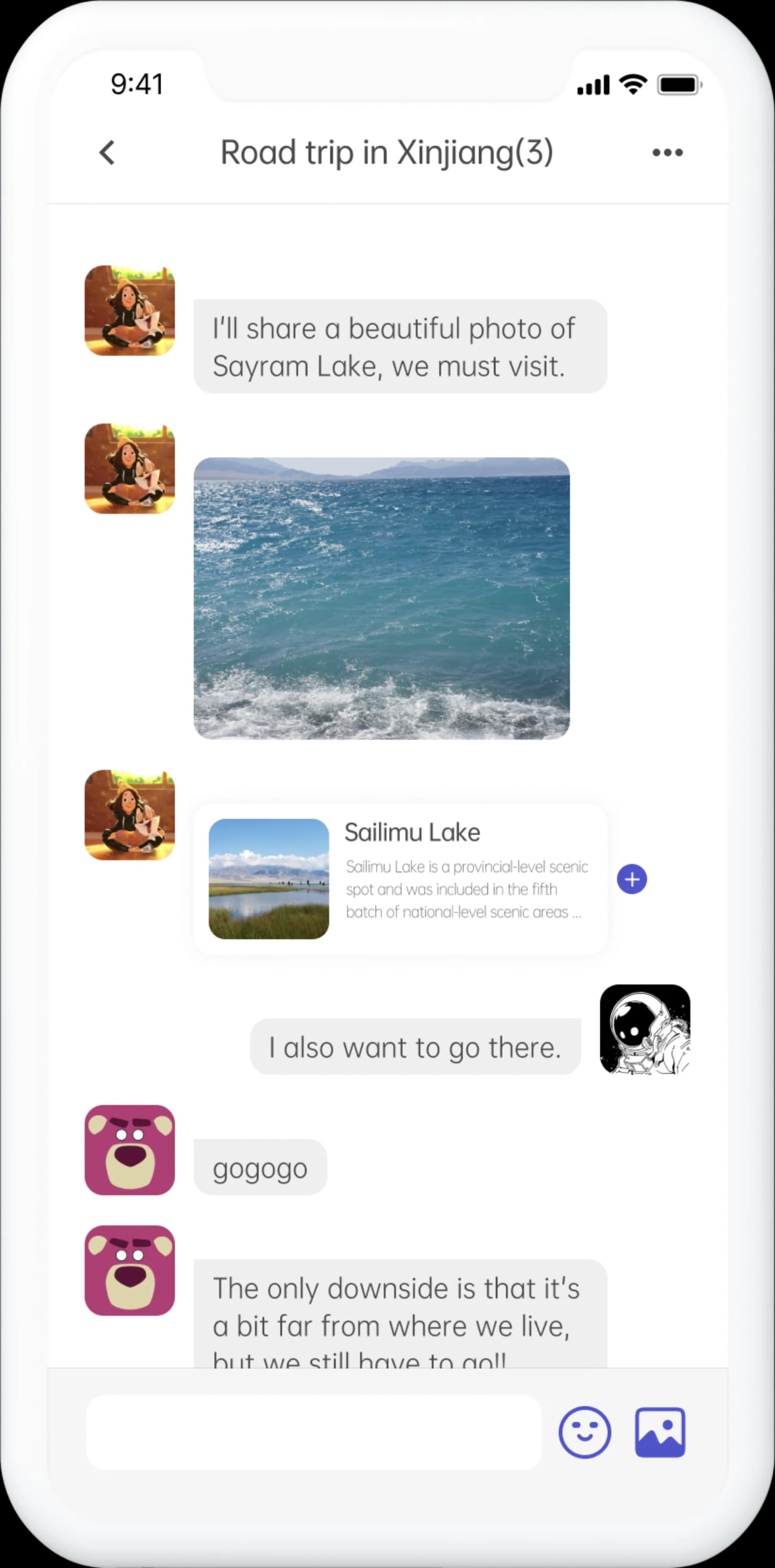 TripCollab app prototype.